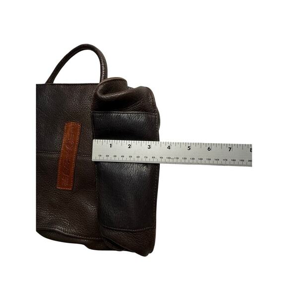 Vintage Fossil 1954 Shoulder Bag Purse 75082 Multiple Pockets Clean Inside - Picture 11 of 12